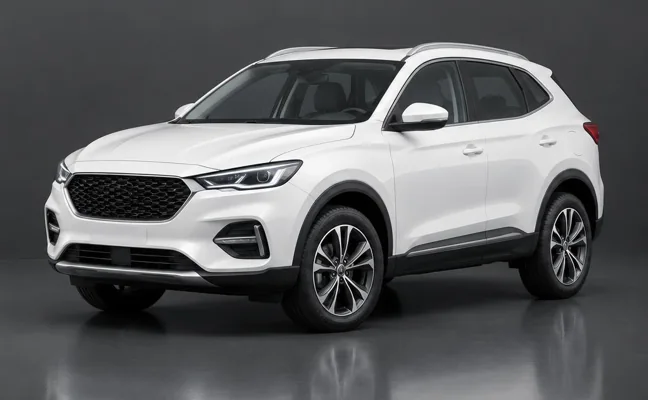 Clean white small SUV — illustrative vehicle
